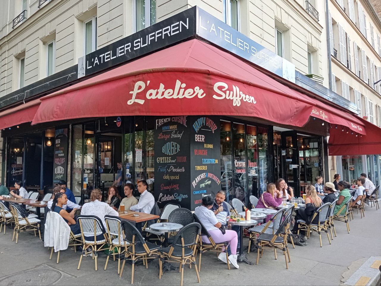 Neighborhood bar terrace